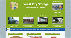 Desktop Screenshot of forestcitystorage.ca